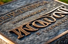 Бронзовые буквы на памятник: где купить и как заказать