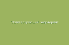 Облитерирующий эндотериит сосудов нижних конечностей лечение народными средствами